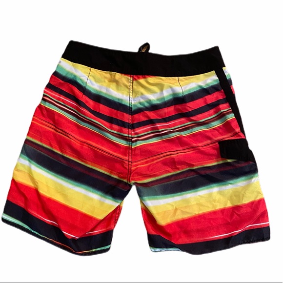 BODY GLOVE 19" Red Black Board Short 34 M - Picture 3 of 6